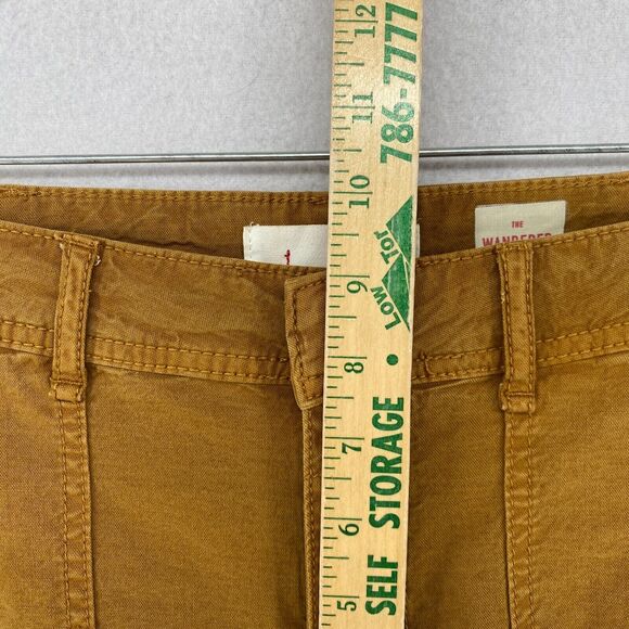 BY ANTHROPOLOGIE Pants 27 The Wanderer Mid Rise Chino Utility British Tan - Picture 10 of 13